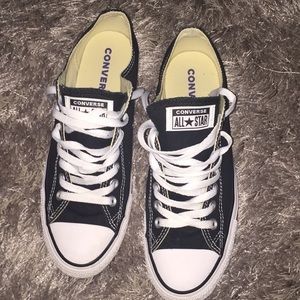 White and black converse